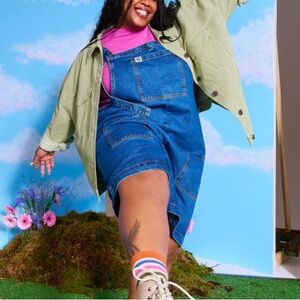 Blue Denim Overalls by Lucy & Yak, size 18